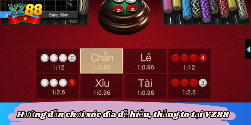 Hướng dẫn chơi xóc đĩa dễ hiểu, thắng to tại VZ88 10 Hướng dẫn chơi xóc đĩa dễ hiểu, thắng to tại VZ88
